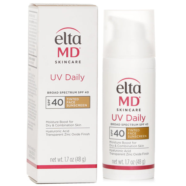エルタMD  UV デイリー モイスチャライジング フェイシャル サンスクリーン SPF 40 - For ノーマル, コンビネーション & ポスト-プロシージャ スキン - ティンテッド   48g/1.7oz