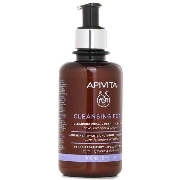 アピヴィータ  クレンジングフォーム オリーブ&ラベンダー フェイス&目元用   200ml/6.8oz