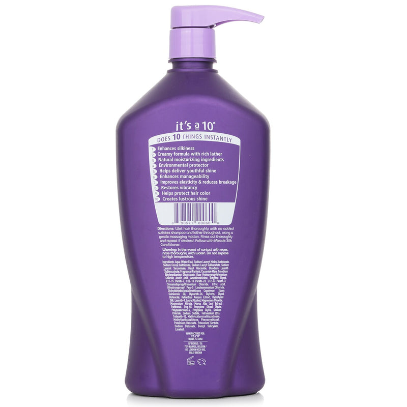 イッツア 10  シルクエクスプレス ミラクルシルク シャンプー   1000ml/33.8oz