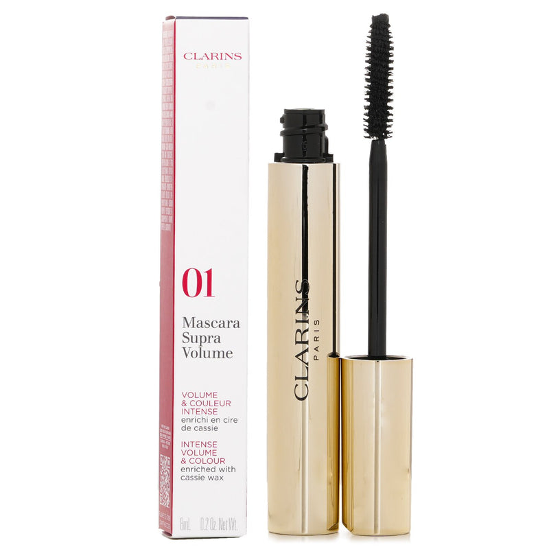 クラランス  スーパーボリュームマスカラ - # 01 Intense Black   8ml/0.2oz