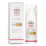 エルタMD  UV クリア フェイシャル サンスクリーン SPF 46 - For Skin Types Prone To Acne, Rosacea & Hyperpigmentation - Tinted   48g/1.7oz