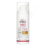 エルタMD  UV クリア フェイシャル サンスクリーン SPF 46 - For Skin Types Prone To Acne, Rosacea & Hyperpigmentation - Tinted   48g/1.7oz