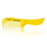 アートオブシェービング  Horn Mustache Comb - Black Suedine   1pc