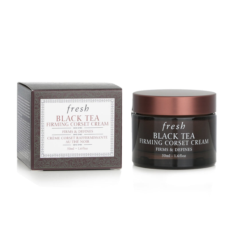 フレッシュ  ブラック ティー ファーミング コルセット クリーム - For フェイス & ネック   50ml/1.6oz