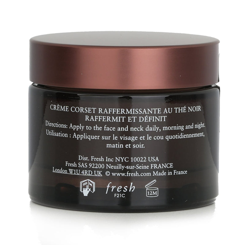 フレッシュ  ブラック ティー ファーミング コルセット クリーム - For フェイス & ネック   50ml/1.6oz