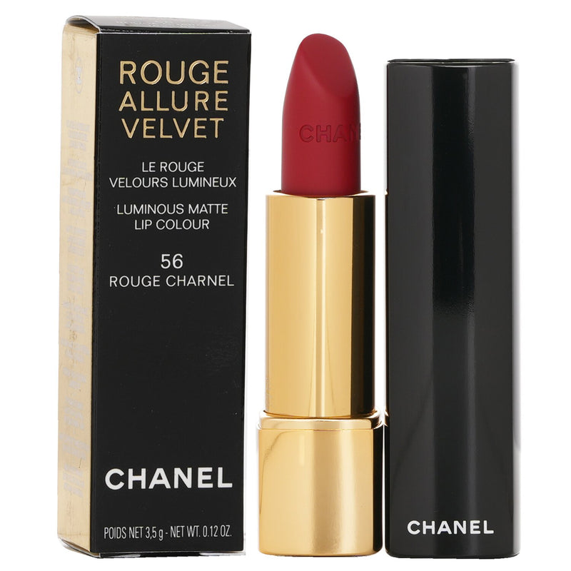 シャネル  ルージュ アリュール ヴェルヴェット リップスティック - # 56 Rouge Charnel   3.5g/0.12oz
