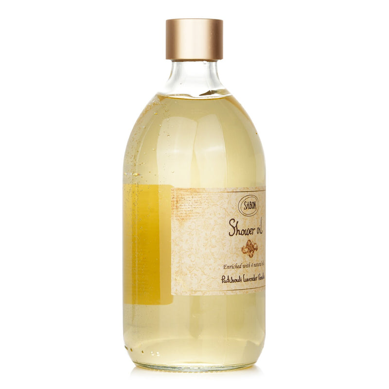 サボン  シャワーオイル　パチュリ・ラベンダー・バニラ   500ml/17.59oz