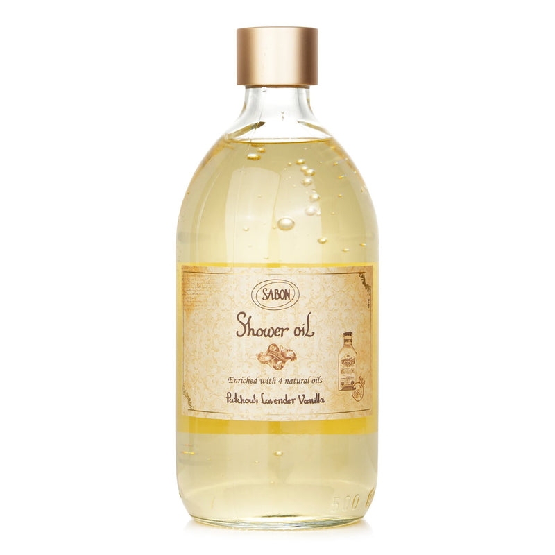 サボン  シャワーオイル　パチュリ・ラベンダー・バニラ   500ml/17.59oz