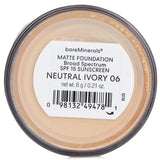 ベアミネラル  ベアミネラル マット ファンデーション ブロード スペクトラム SPF15 - Neutral Ivory   6g/0.21oz