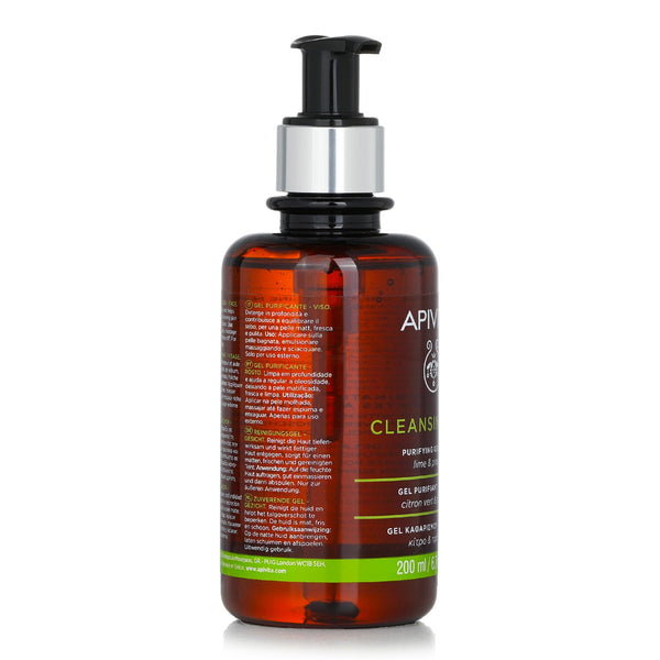 アピヴィータ  ピュリファイングジェル プロポリス&ライム - オイリー/コンビネーション肌用   200ml/6.8oz