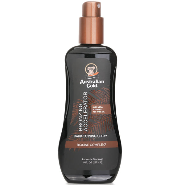 オーストラリアンゴールド  ダーク タンニング アクセレレーター スプレー ゲル ウイズ インスタント ブロンザー   237ml/8oz