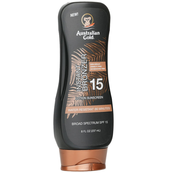 オーストラリアンゴールド  ローション サンスクリーン ウイズ ブロンザー SPF 15   237ml/8oz