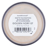 ベアミネラル  ベアミネラル マット ファンデーション ブロード スペクトラム SPF15 - Golden Ivory   6g/0.21oz