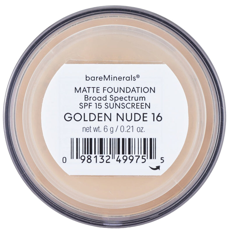 ベアミネラル  ベアミネラル マット ファンデーション ブロード スペクトラム SPF15 - Golden Nude   6g/0.21oz