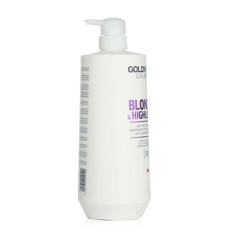 ゴールドウェル  デュアルセンス ブロンド&ハイライト アンチイエローシャンプー (ブロンドヘア用)   1000ml/33.8oz