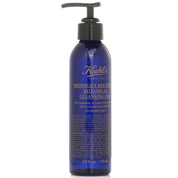 キールズ  ミッドナイト リカバリー ボタニカル クレンジング オイル - For オール スキン タイプ   175ml/5.9oz