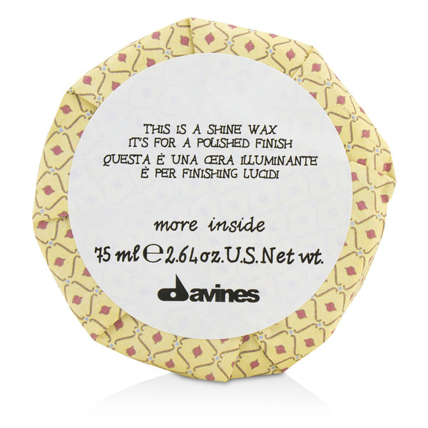 ダヴィネス  モアインサイド ディスイズアシャインワックス (洗練された仕上がり)   75ml/2.64oz