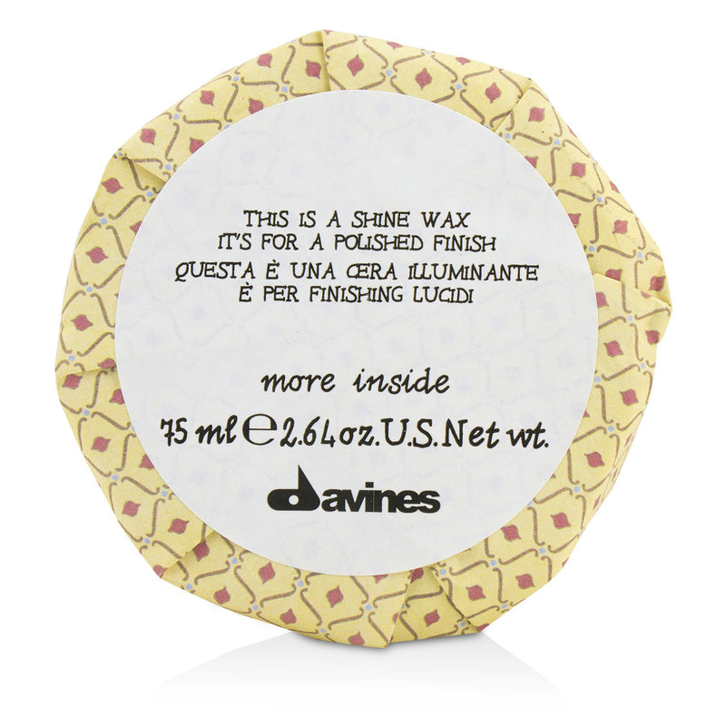 ダヴィネス  モアインサイド ディスイズアシャインワックス (洗練された仕上がり)   75ml/2.64oz