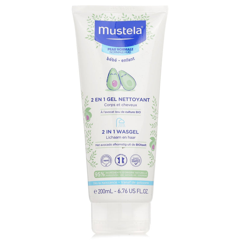 ムステラ  2 イン 1 ボディ & ヘア クレンジング ゲル - For ノーマル スキン   200ml/6.76oz