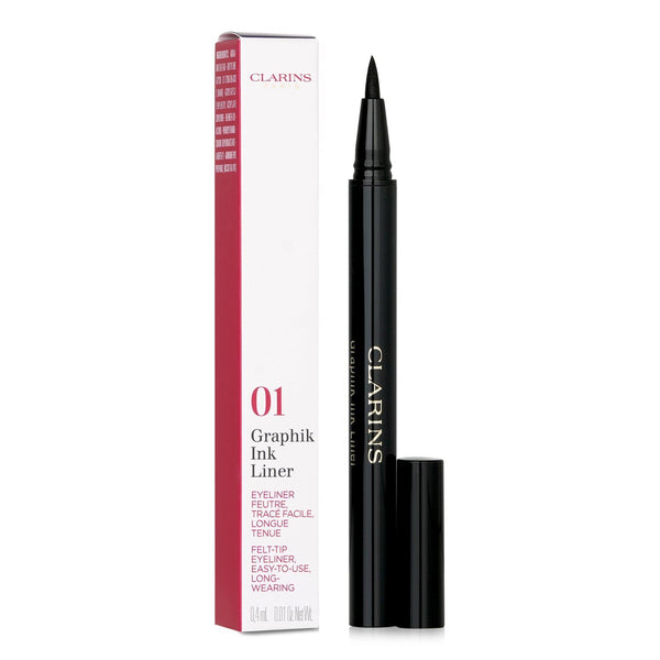 クラランス  グラフィック インク ライナー - #01 Intense Black   0.4ml/0.01oz