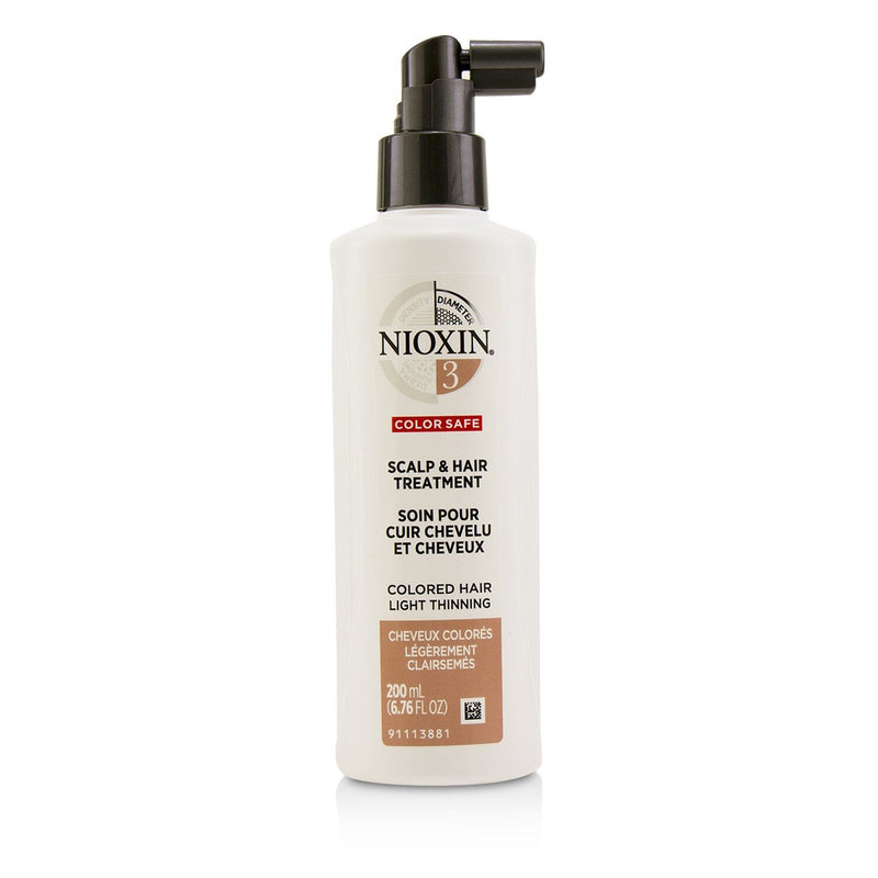 ナイオキシン  ダイヤメーター システム 3 スカルプ & ヘア トリートメント (カラー ヘア, ライト シンニング, カラー セーフ)   200ml/6.76oz