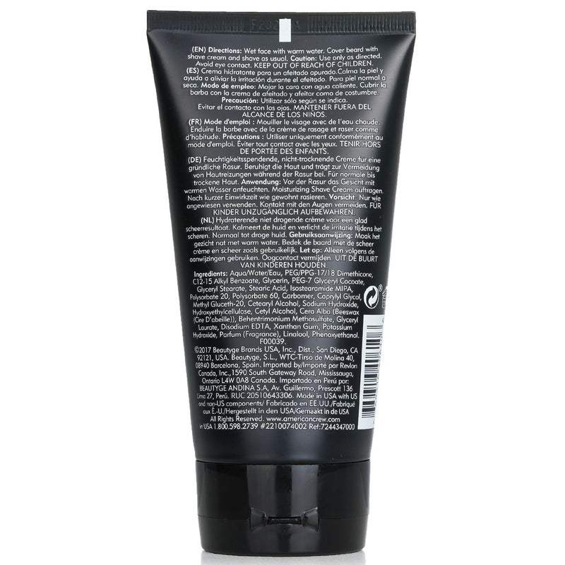 アメリカンクルー  モイスチャライジング シェーブクリーム (普通～乾燥肌用)   150ml/5.1oz
