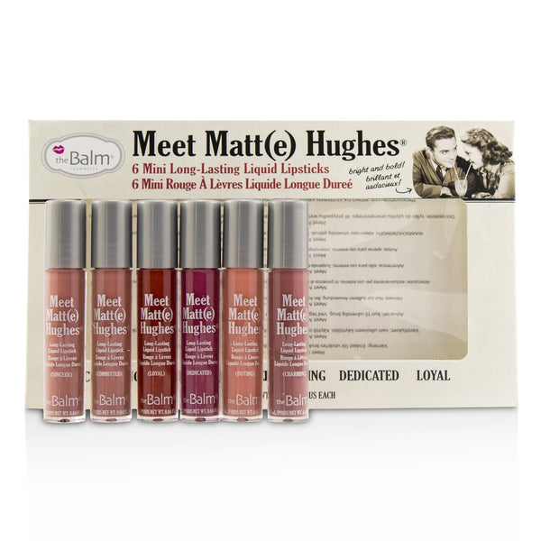 ザバーム  Meet Matt(e) Hughes 6 Mini Long Lasting Liquid Lipsticks Kit - Vol.1   6x1.2ml/0.04oz