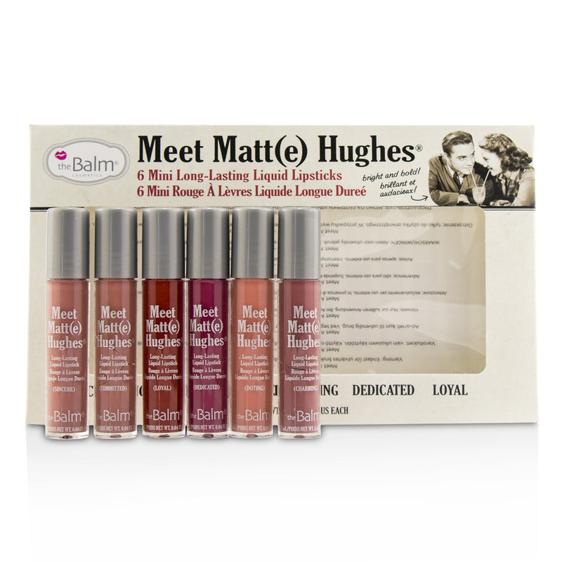ザバーム  Meet Matt(e) Hughes 6 Mini Long Lasting Liquid Lipsticks Kit - Vol.1   6x1.2ml/0.04oz
