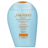 資生堂  アルティメット サン プロテクション ローション ウェットフォース For フェース  & ボディー SPF 50+ - For Sensitive Skin & Children   100ml/3.3oz