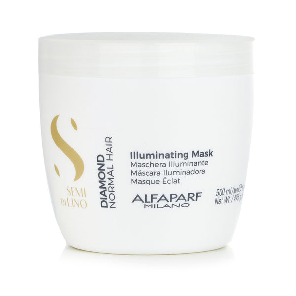アルファパルフ  セミ ディ リノ  ダイアモンド イルミネーティングマスク (ノーマルヘア用)   500ml/17.4oz