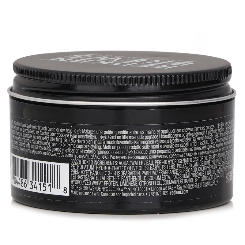 レッドケン  ブリュー マヌーバー クリーム ポマード (ミディアム コントロール / スムーズ フィニッシュ)   100ml/3.4oz