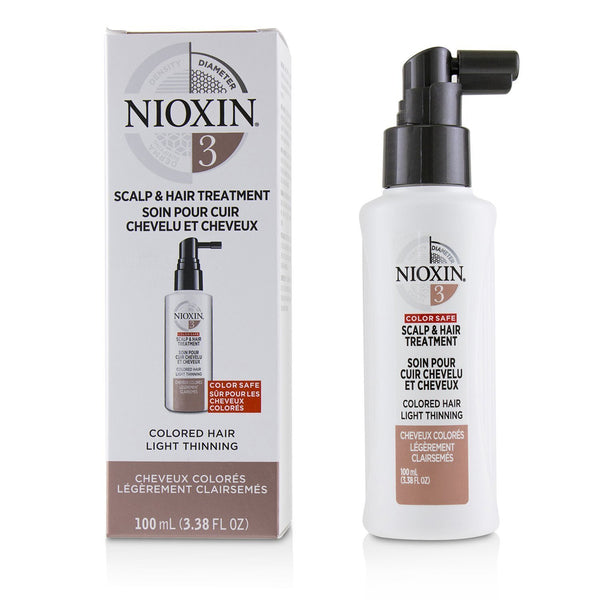 ナイオキシン  ダイヤメーター システム 3 スカルプ & ヘア トリートメント (カラー ヘア, ライト シンニング, カラー セーフ)   100ml/3.38oz