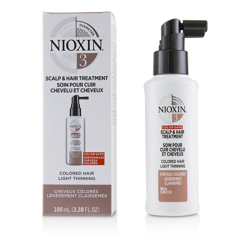 ナイオキシン  ダイヤメーター システム 3 スカルプ & ヘア トリートメント (カラー ヘア, ライト シンニング, カラー セーフ)   100ml/3.38oz