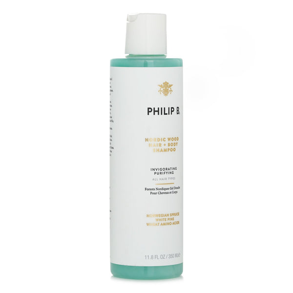 フィリップ B  ノルディック ウッド ヘア + ボディ シャンプー ((Invigorating Purifying - All Hair Types   350ml/11.8oz