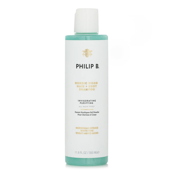 フィリップ B  ノルディック ウッド ヘア + ボディ シャンプー ((Invigorating Purifying - All Hair Types   350ml/11.8oz