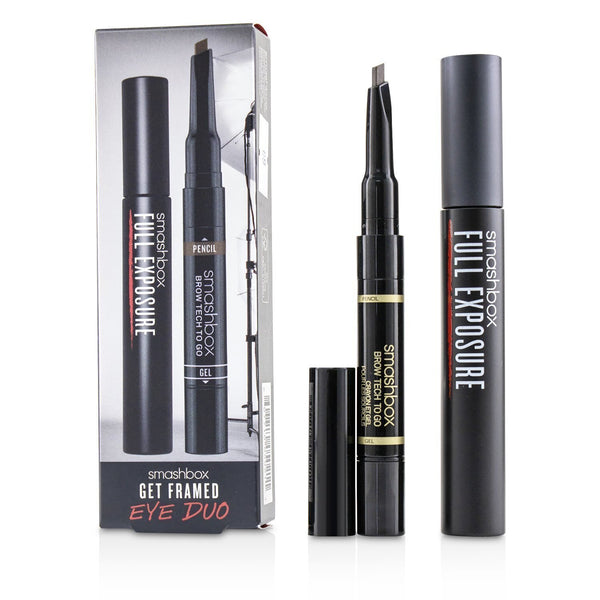 スマッシュボックス  ゲット フレーム アイ デュオ セット : ( 1x Full Exposure Mascara, 1x Brow Tech To Go)   2pcs