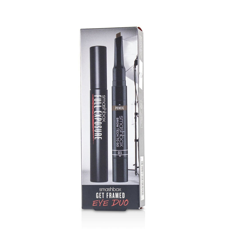 スマッシュボックス  ゲット フレーム アイ デュオ セット : ( 1x Full Exposure Mascara, 1x Brow Tech To Go)   2pcs