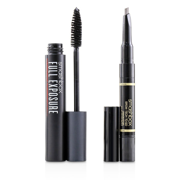 スマッシュボックス  ゲット フレーム アイ デュオ セット : ( 1x Full Exposure Mascara, 1x Brow Tech To Go)   2pcs