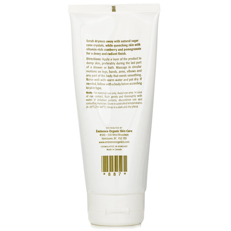 エミネンス  クランベリー ザクロ シュガー スクラブ (Tube)   250ml/8.4oz