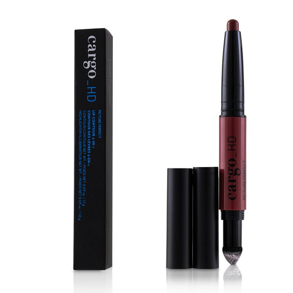 カーゴ  HD ピクチャー パーフェクト リップ コントゥア (2 イン 1 コントゥア & ハイライター) - # 115 True Red   2.1g/0.06oz