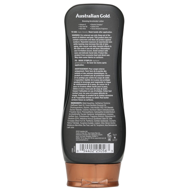 オーストラリアンゴールド  ダークタン二ングアクセレレーター ローション With ブロンザー   237ml/8oz