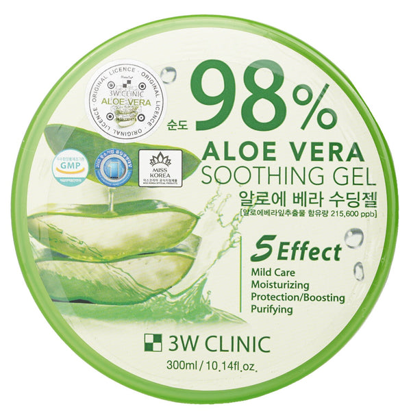 3Wクリニック  98% アロエ ヴェラ スージング ゲル   300ml/10.14oz