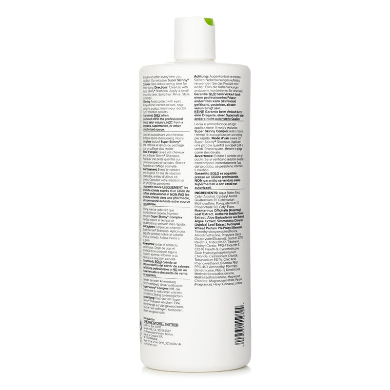 ポール　ミッチェル  スーパー スキニー コンディショナー (Prevents Damge - Softens Texture)   1000ml/33.8oz