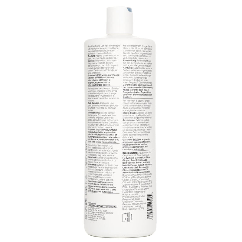 ポール　ミッチェル  ザ コンディショナー (オリジナル リーブイン - バランス モイスチャー)   1000ml/33.8oz