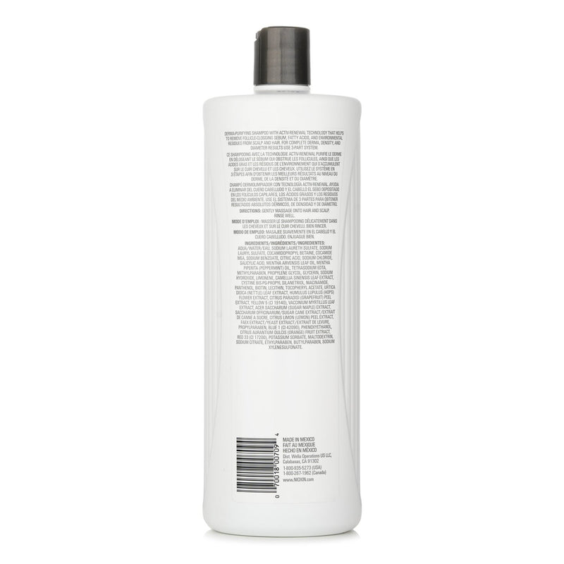 ナイオキシン  ダーマ ピュリファイング システム 2 クレンザー シャンプー (ナチュラル ヘア, プログレス シンニング)   1000ml/33.8oz
