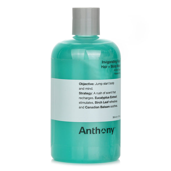 アンソニー  インビゴレーティングラッシュ ヘア&ボディウォッシュ (全ての肌質用)   355ml/12oz