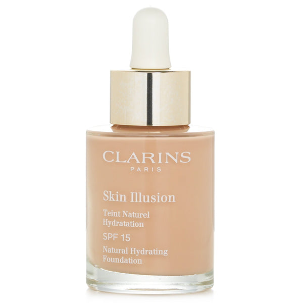クラランス  スキン イルージョン ナチュラル ハイドレーティング ファンデーション SPF 15 #107C   30ml/1oz