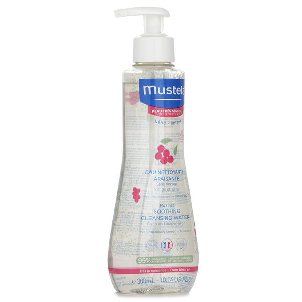 ムステラ  ノーリンス スージング クレンジングウォーター (顔&おしり用) - 非常に敏感な肌用   300ml/10.14oz