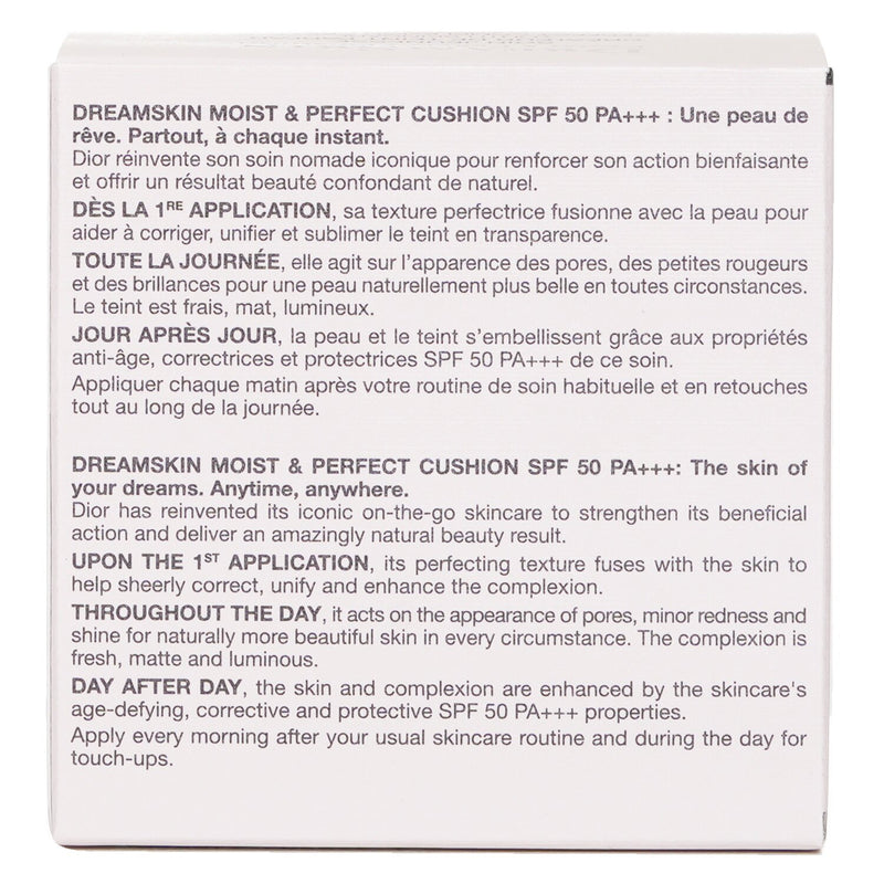ディオール  キャプチャ ドリームスキン モイスト & パーフェクト クッション SPF 50 ウィズ エクストラ レフィル - # 020 (Light Beige)   2x15g/0.5oz
