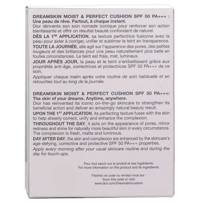 ディオール  キャプチャ ドリームスキン モイスト & パーフェクト クッション SPF 50 レフィル - # 010 (Ivory)   15g/0.5oz